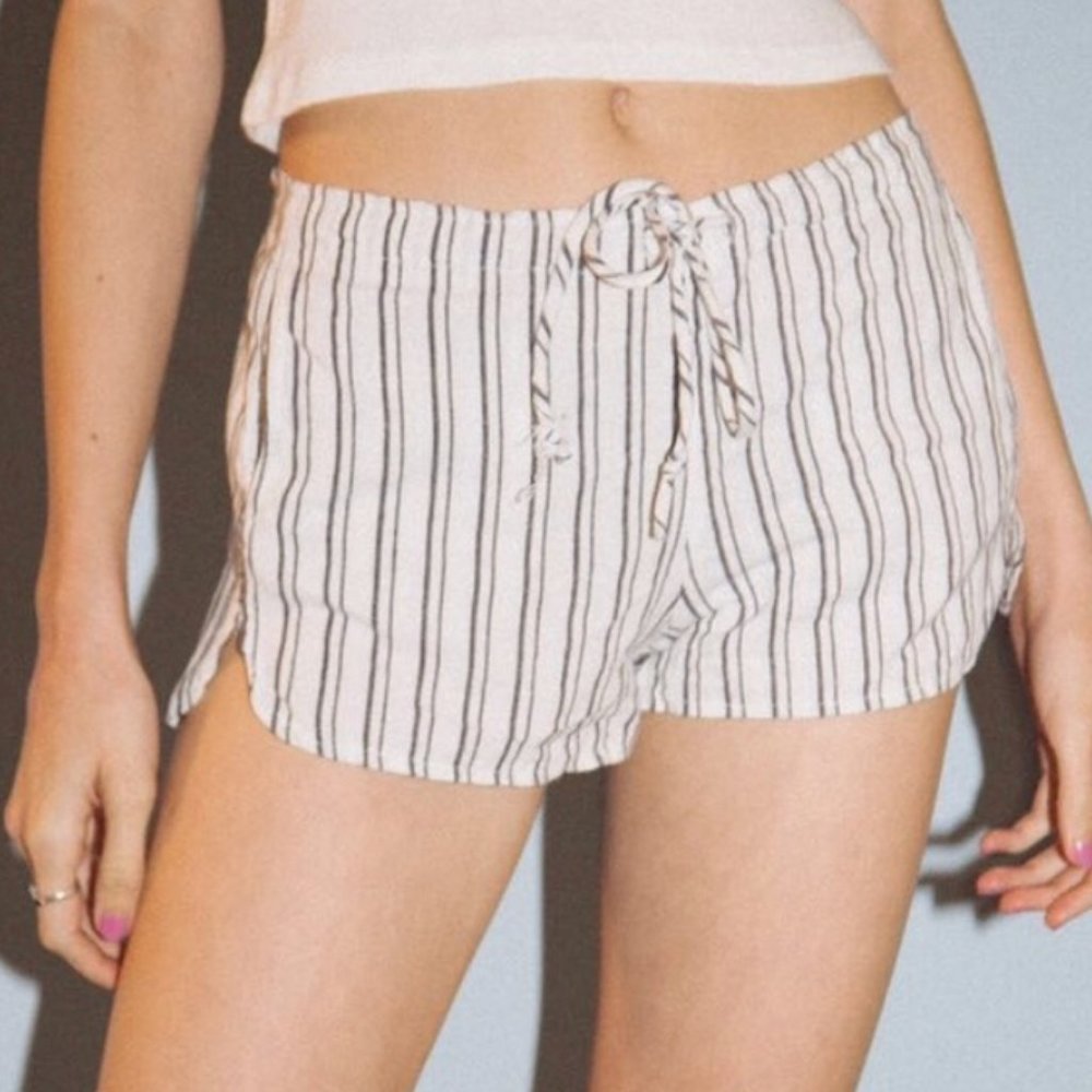 brandy melville cotton drawstring shorts